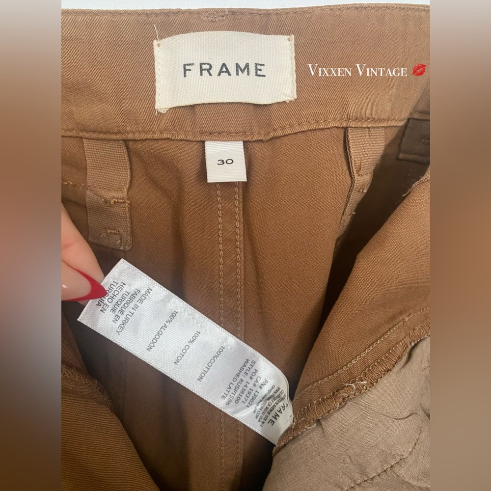 FRAME 'RELAXED-FIT UTILITY PANT' IN WASHED LATTE - Picture 5 of 8